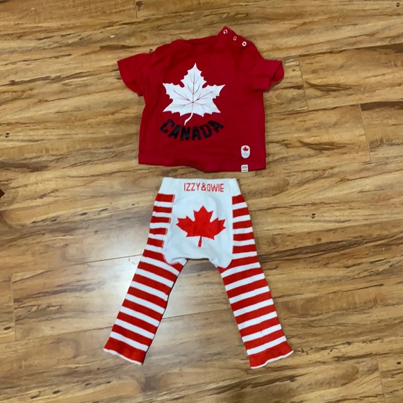 Canada outfit 6-12 m olympics official shirt - Picture 1 of 4